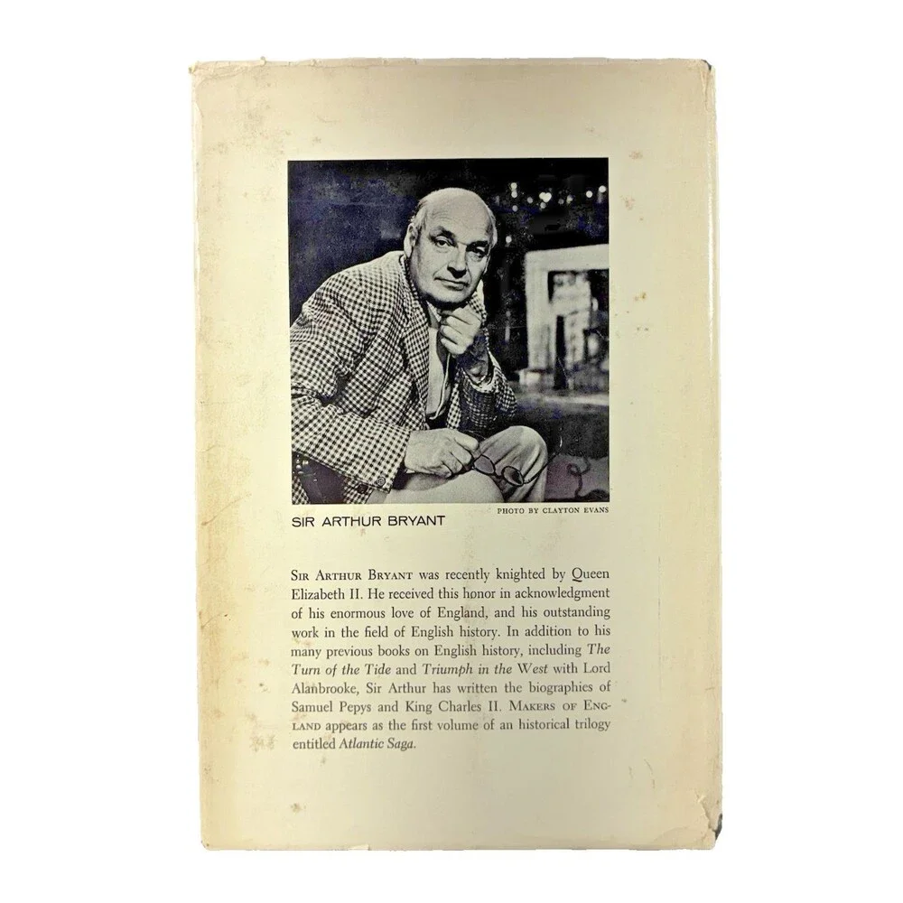 Makers of England by Arthur Bryant Vintage 1962 Doubleday Hardback Book